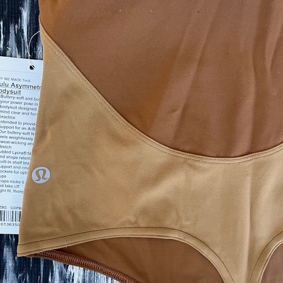Lululemon Nulu Asymetrical Bodysuit Sz 8 - Picture 7 of 13